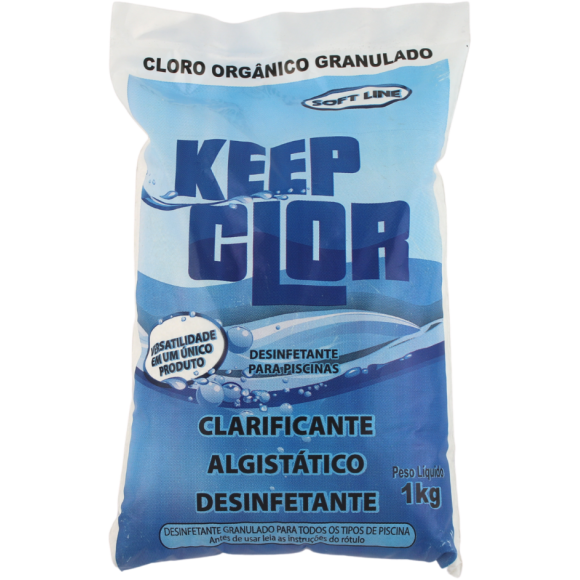 CLORO ORGÂNICO GRANULADO SOFT LINE 1KG KEEP CLOR