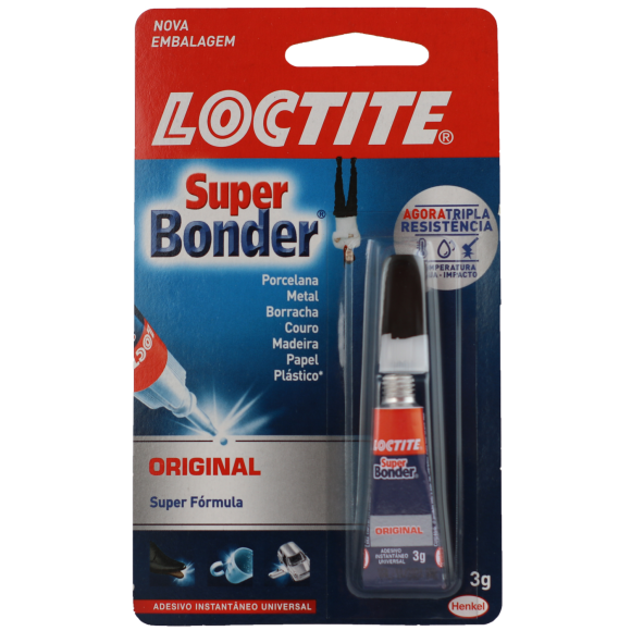 COLA INSTANTÂNEA SUPER BONDER 3G LOCTITE