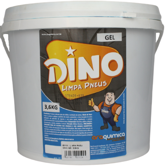 LIMPA PNEUS GEL DINO 3,6 KG