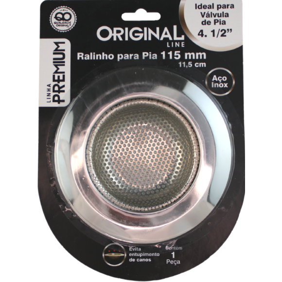 RALINHO PARA PIA INOX 11.5CM ORIGINAL LINE