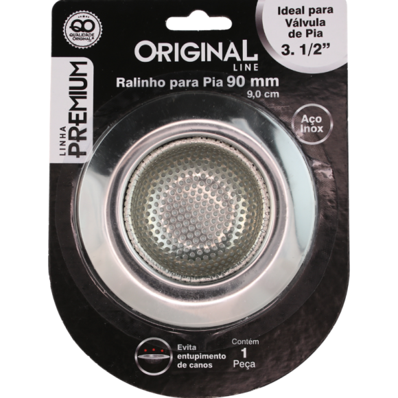 RALINHO PARA PIA INOX 9CM ORIGINAL LINE